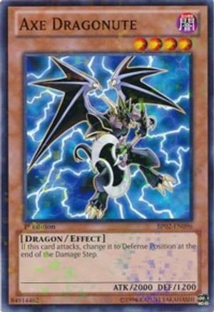 Axe Dragonute (Mosaic Rare) (BP02-EN096) - Battle Pack 2: War of the Giants Unlimited