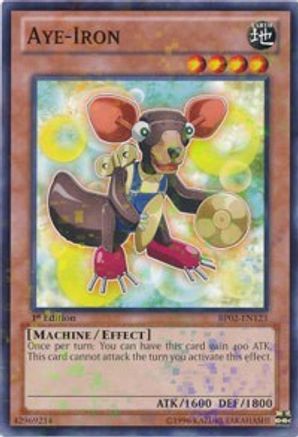 Aye-Iron (Mosaic Rare) (BP02-EN123) - Battle Pack 2: War of the Giants Unlimited