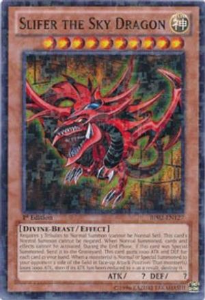 Slifer the Sky Dragon (Mosaic Rare) (BP02-EN127) - Battle Pack 2: War of the Giants Unlimited