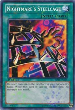 Nightmare's Steelcage (Mosaic Rare) (BP02-EN148) - Battle Pack 2: War of the Giants Unlimited