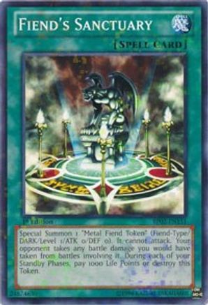 Fiend's Sanctuary (Mosaic Rare) (BP02-EN151) - Battle Pack 2: War of the Giants Unlimited
