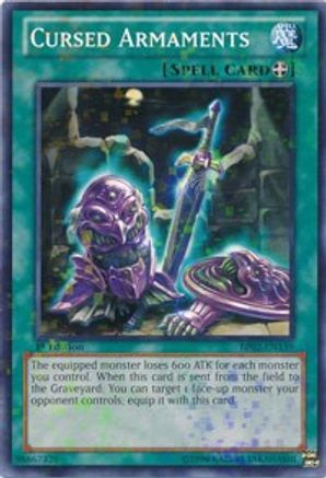 Cursed Armaments (Mosaic Rare) (BP02-EN159) - Battle Pack 2: War of the Giants Unlimited