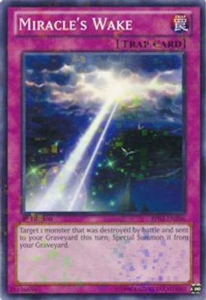 Miracle's Wake (Mosaic Rare) (BP02-EN206) - Battle Pack 2: War of the Giants Unlimited