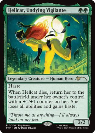 Hellcat, Undying Vigilante (SSP-006) - Standard Showdown Promos