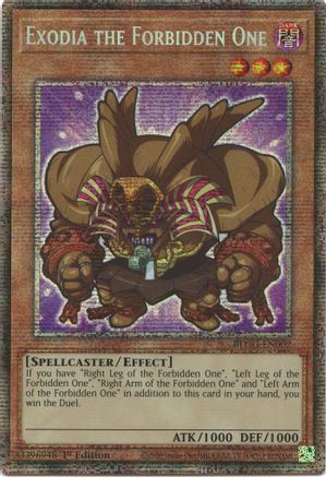 Exodia the Forbidden One (Starlight Rare) (BLGG-EN002) - Battles of Legend: Glorious Gallery 1st Edition