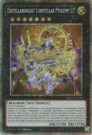 Exstellarknight Constellar Ptolemy Omega 7 (Starlight Rare) (BLGG-EN018) - Battles of Legend: Glorious Gallery 1st Edition
