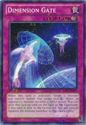 Dimension Gate (Mosaic Rare) (BP02-EN213) - Battle Pack 2: War of the Giants Unlimited