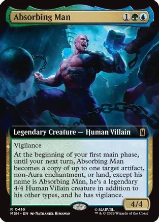 Absorbing Man (Extended Art) (MSH-416) - Marvel Super Heroes Foil