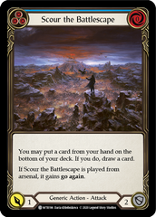 Scour the Battlescape (Blue) [U-WTR196] (Welcome to Rathe Unlimited)  Unlimited Rainbow Foil | The CG Realm