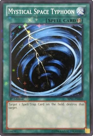 Mystical Space Typhoon (Starfoil) (BP01-EN068) - Battle Pack: Epic Dawn Unlimited