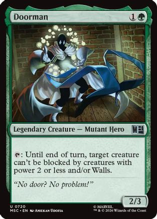 Doorman (MSC-720) - Commander: Marvel Super Heroes Foil