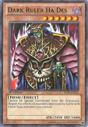 Dark Ruler Ha Des (Starfoil) (BP01-EN122) - Battle Pack: Epic Dawn Unlimited