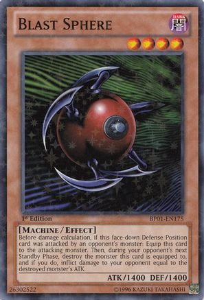 Blast Sphere (Starfoil) (BP01-EN175) - Battle Pack: Epic Dawn Unlimited