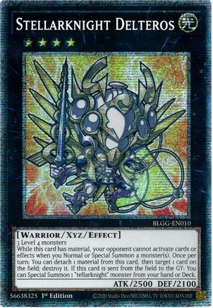 Stellarknight Delteros (Starlight Rare) (BLGG-EN010) - Battles of Legend: Glorious Gallery 1st Edition
