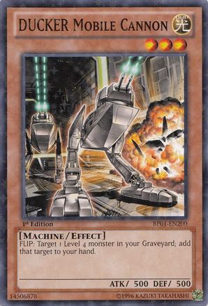 DUCKER Mobile Cannon (Starfoil) (BP01-EN200) - Battle Pack: Epic Dawn Unlimited