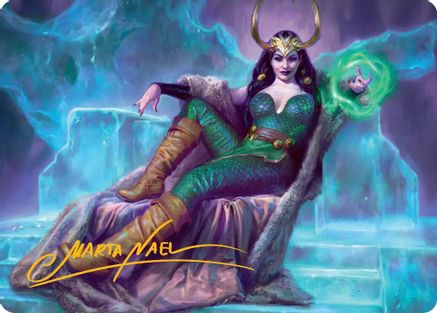 Lady Loki, Agent of Chaos Art Card (Gold-Stamped Signature) (AAMSH-033) - Art Series: Marvel Super Heroes