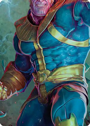 Thanos, the Mad Titan Art Card (5/9) (AAMSH-005) - Art Series: Marvel Super Heroes