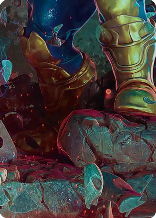 Thanos, the Mad Titan Art Card (8/9) (AAMSH-008) - Art Series: Marvel Super Heroes