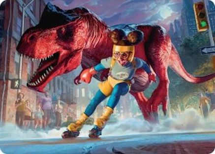 Moon Girl and Devil Dinosaur Art Card (AAMSH-014) - Art Series: Marvel Super Heroes