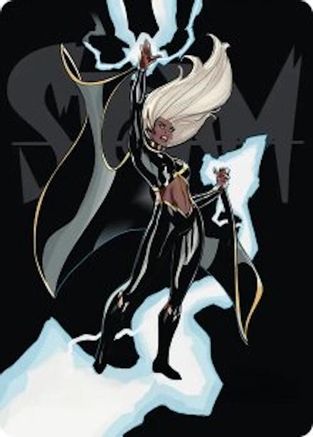 Storm, Windrider Art Card (AAMSH-030) - Art Series: Marvel Super Heroes