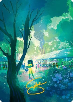 Forest Art Card (Gold-Stamped Signature) (AAMSH-017) - Art Series: Marvel Super Heroes