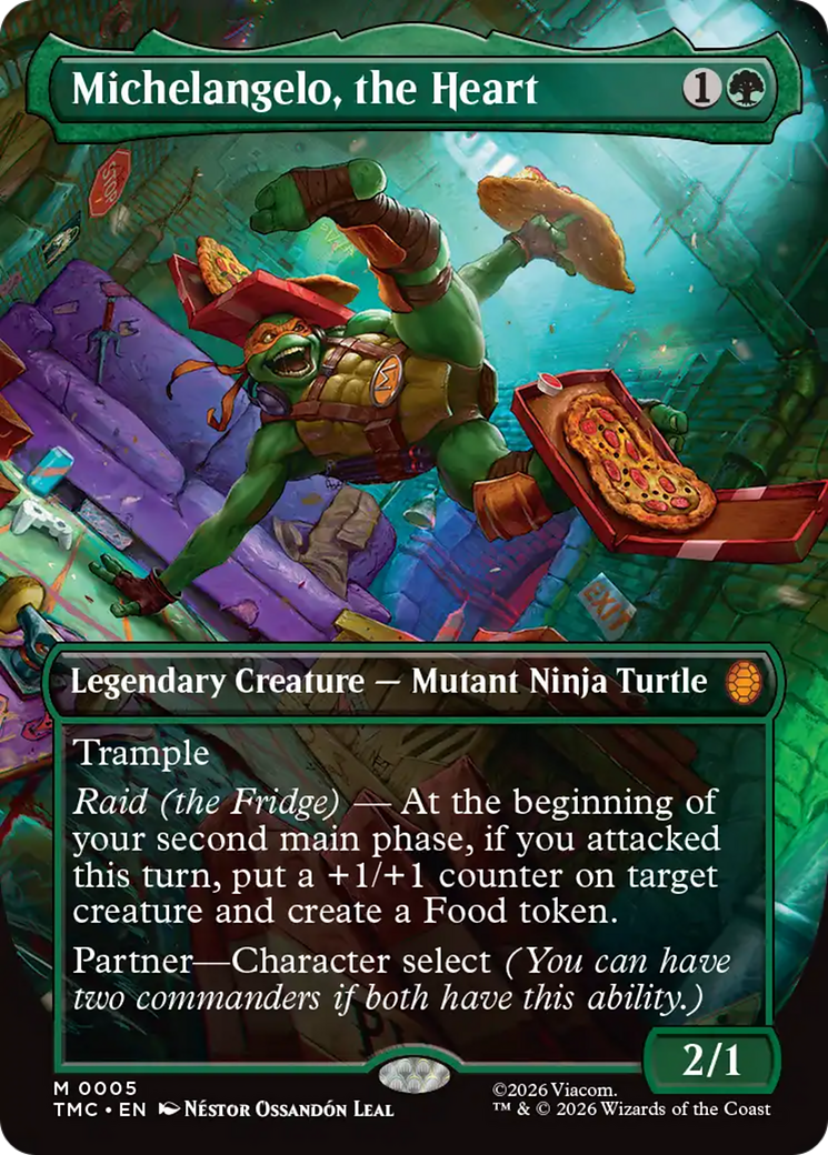 Michelangelo, the Heart (Borderless) [Teenage Mutant Ninja Turtles Commander] | The CG Realm