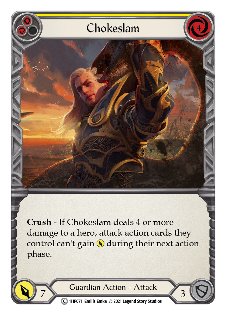 Chokeslam (Yellow) [1HP071] (History Pack 1) | The CG Realm