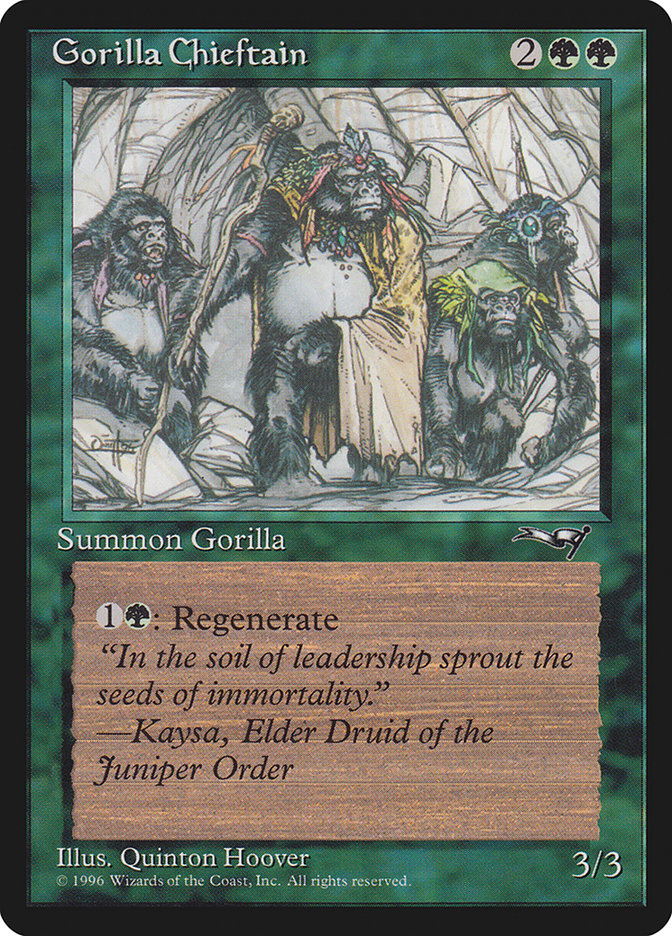 Gorilla Chieftain (Four Gorilla Art) [Alliances] | The CG Realm