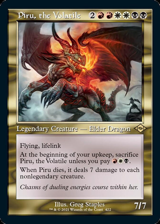 Piru, the Volatile (Retro Frame) (MH2-422) - Modern Horizons 2