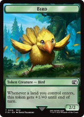 Hero (0006) // Bird (0016) Double-Sided Token [FINAL FANTASY Tokens] | The CG Realm