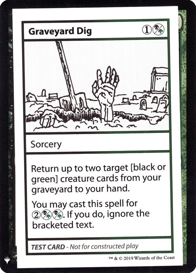 Graveyard Dig [Mystery Booster Playtest Cards] | The CG Realm