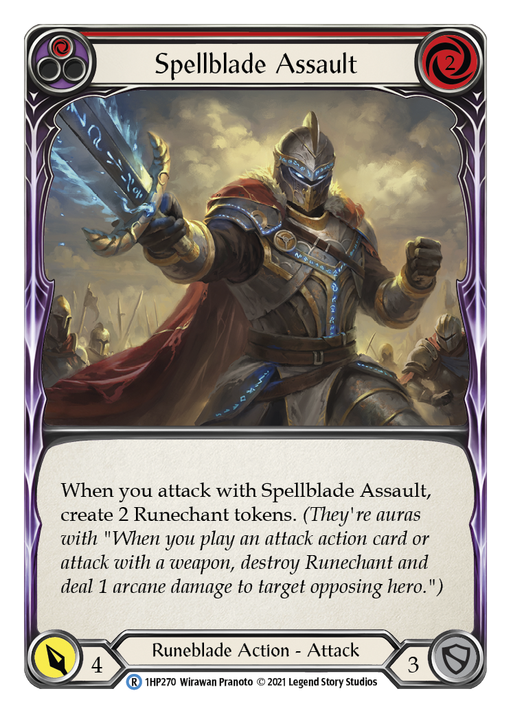 Spellblade Assault (Red) [1HP270] (History Pack 1) | The CG Realm