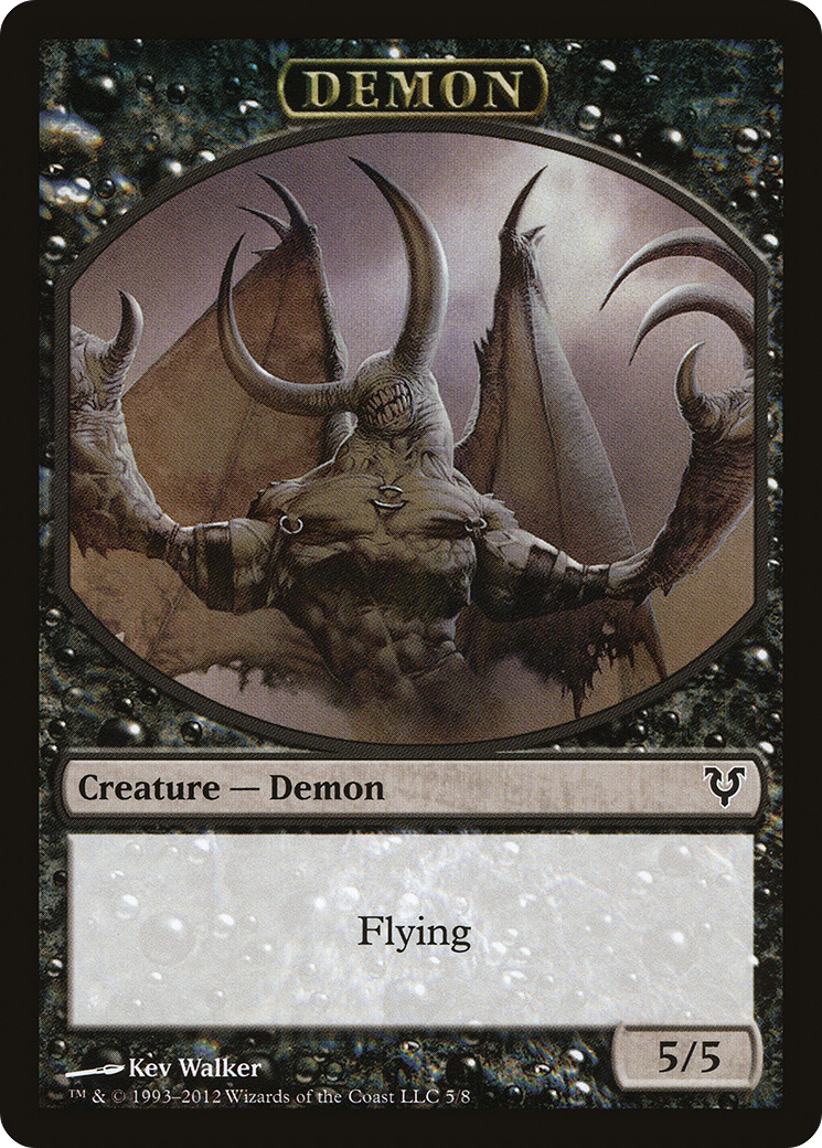 Demon Token (AVR-005) - Avacyn Restored Tokens