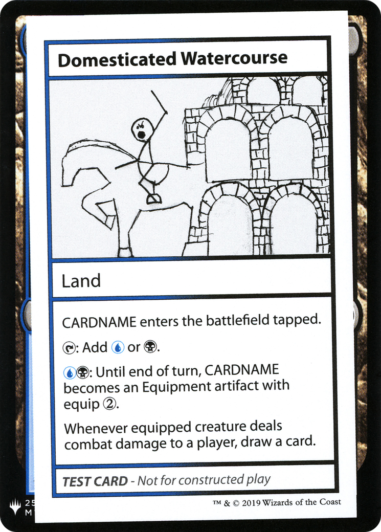 Domesticated Watercourse (CMB1-) - Mystery Booster Playtest Cards 2019