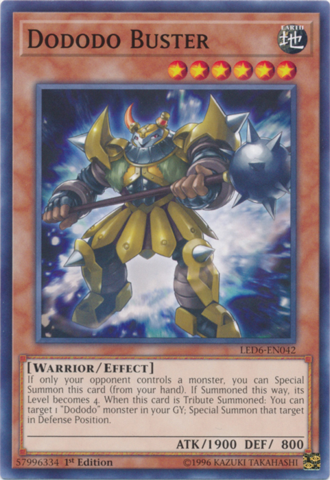 Dododo Buster [LED6-EN042] Common | The CG Realm