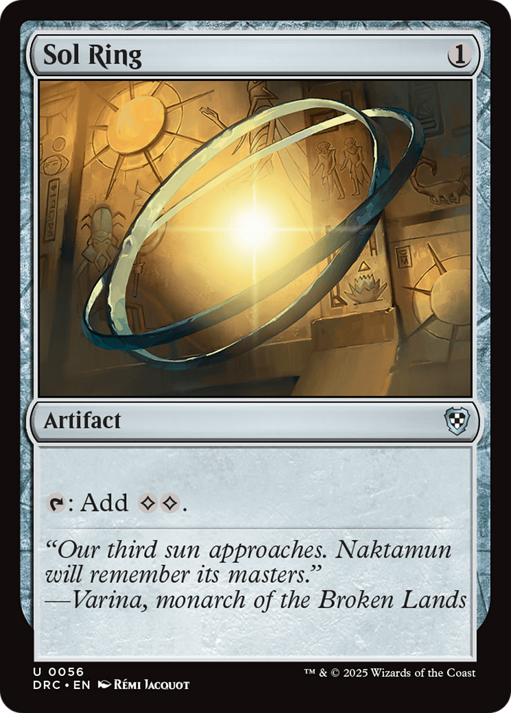 Sol Ring (0056) [Aetherdrift Commander] | The CG Realm