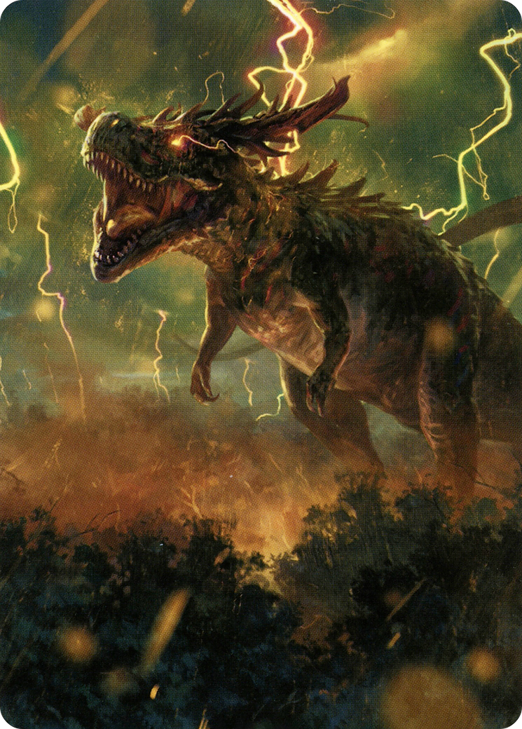 Thrasta, Tempest's Roar Art Card (42) [Modern Horizons 2 Art Series] | The CG Realm