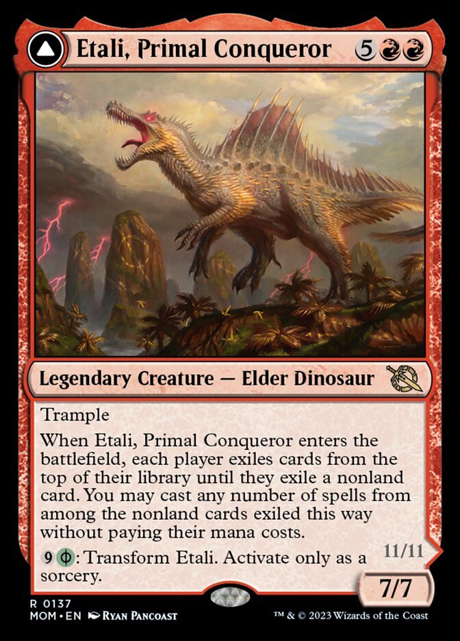 Etali, Primal Conqueror // Etali, Primal Sickness [March of the Machine] | The CG Realm