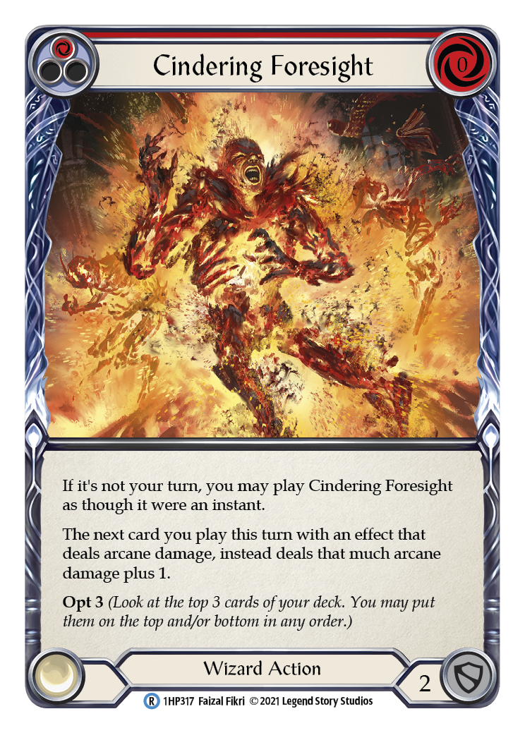 Cindering Foresight (Red) [1HP317] (History Pack 1) | The CG Realm