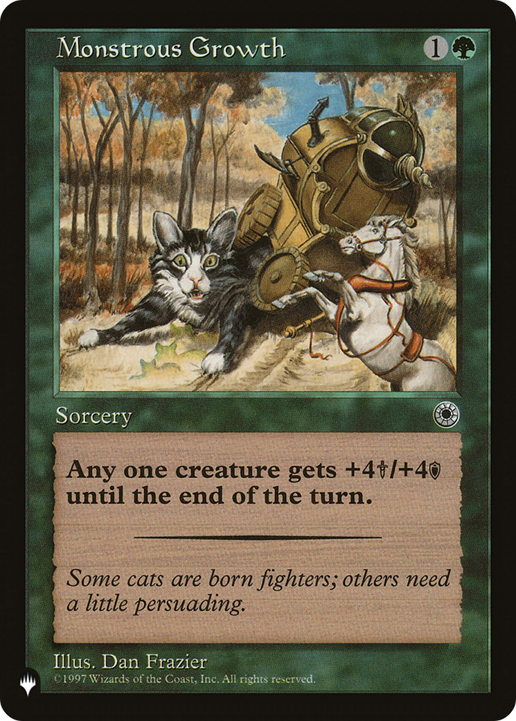 Monstrous Growth (Flavor Text) [The List] | The CG Realm