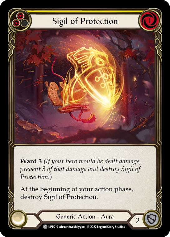 Sigil of Protection (Yellow) [UPR219] (Uprising) | The CG Realm