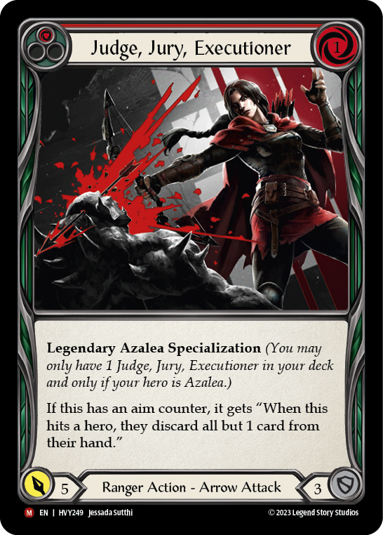 Judge, Jury, Executioner [HVY249] (Heavy Hitters)  Rainbow Foil | The CG Realm