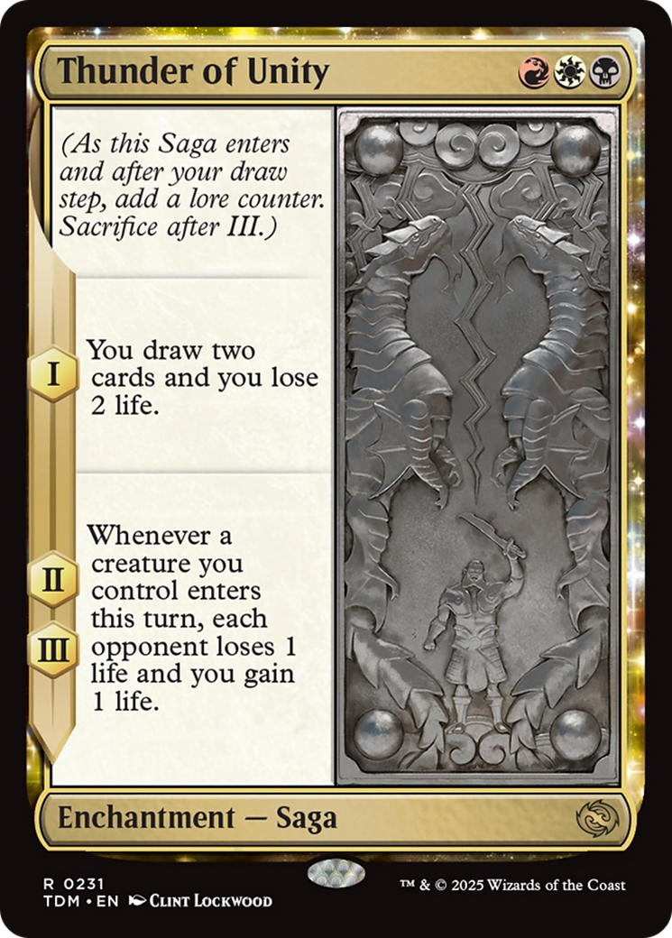 Thunder of Unity [Tarkir: Dragonstorm] | The CG Realm