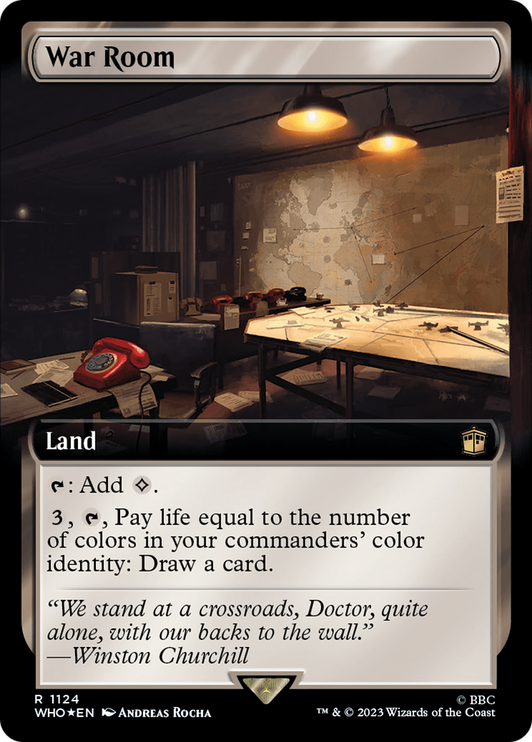 War Room (Extended Art) (Surge Foil) [Doctor Who] | The CG Realm