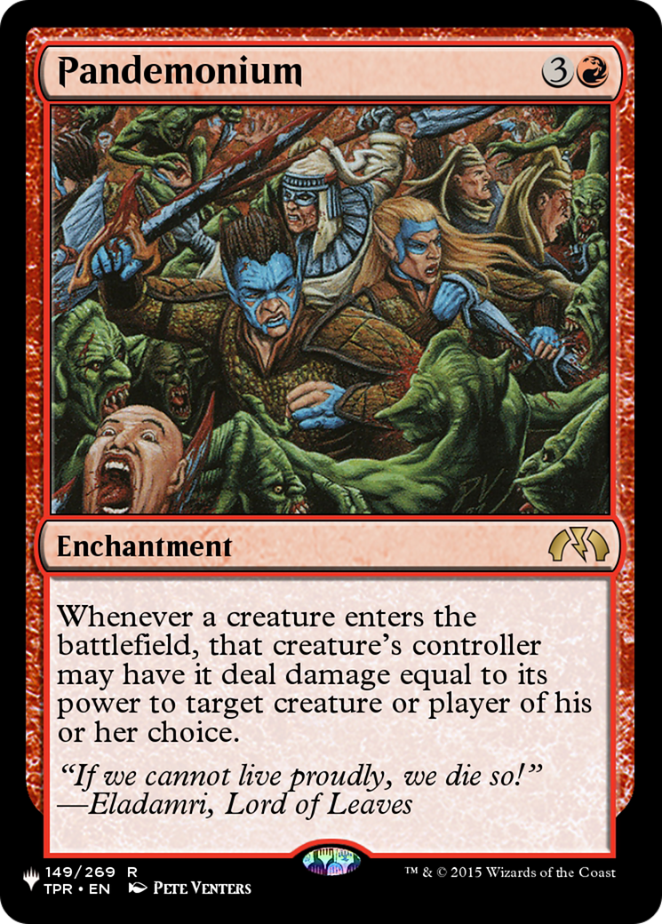 Pandemonium (TPR) [The List] | The CG Realm