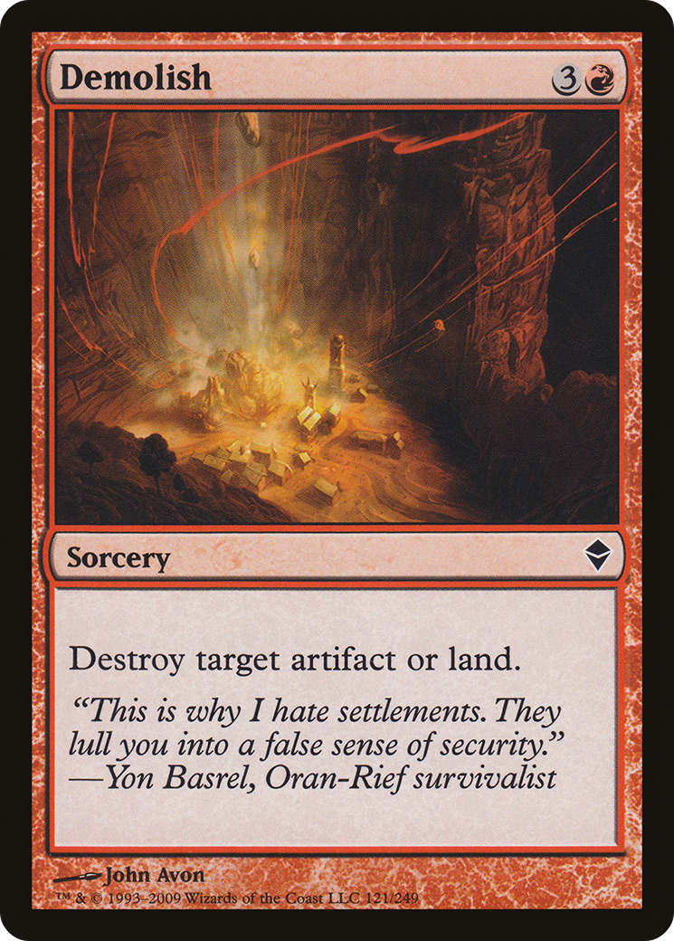 Demolish (ZEN-121) - Zendikar