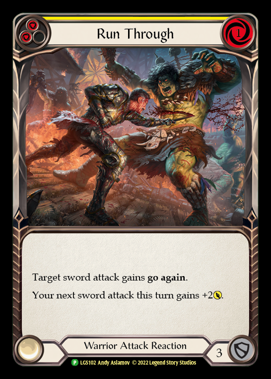 Run Through [LGS102] (Promo)  Rainbow Foil | The CG Realm
