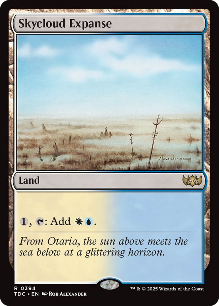 Skycloud Expanse [Tarkir: Dragonstorm Commander] | The CG Realm