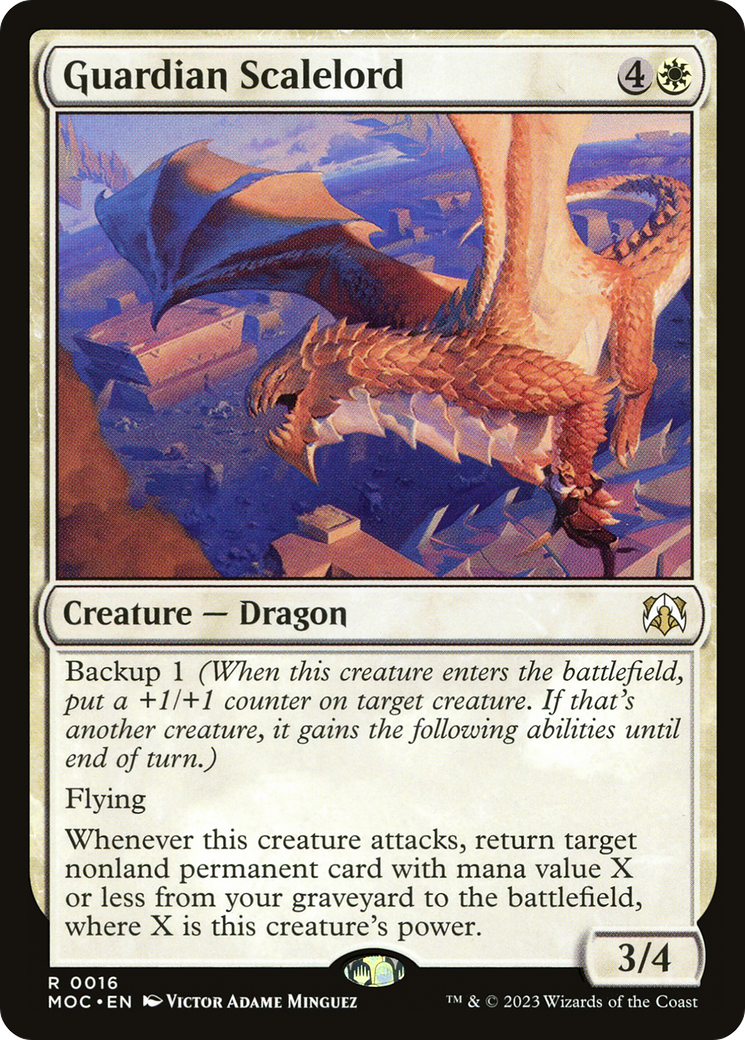 Guardian Scalelord [March of the Machine Commander] | The CG Realm