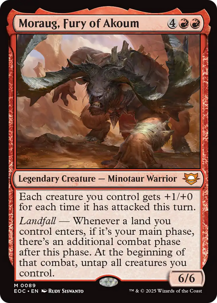 Moraug, Fury of Akoum [Edge of Eternities Commander] | The CG Realm